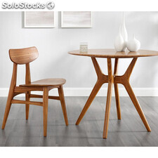Mesa de bambú mobiliario mesa de comedor para cocina, salón la mesita del café