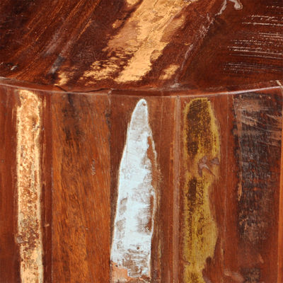Mesa de café redonda, em madeira maciça recuperada - Foto 2