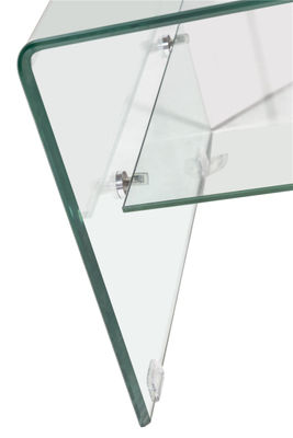 Mesa de centro de cristal curvo 110x60 CC15004 - Foto 4