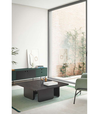 Mesa de centro para comedor modelo Arq acabado negro, 100cm(ancho) 35cm(alto) - Foto 4