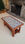 Mesa de centro rectangular madera tropical y baldosa española Modelo M- I I -23 - 1