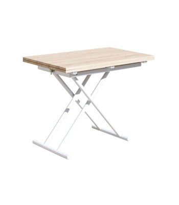 Mesa de Centro Up-Down, elevable extensible acabado roble, 50-100 cm(ancho)100 - Foto 3