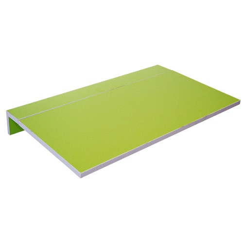 Mesa de cocina abatible de pared Prades MDF verde 10-50x80 cm