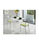 Mesa de cocina Elia con apertura tipo libro acabado blanco, 80 x 40/80 x 76 cm - Foto 2