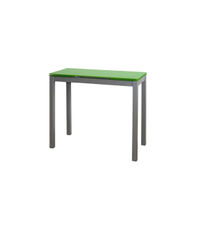Mesa de cocina extensible Irene acabado verde, 85/135 x 40 x 76 cm (largo x