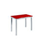 Mesa de cocina extensible Triana acabado rojo, 100/140cm (largo) x 60cm (ancho)