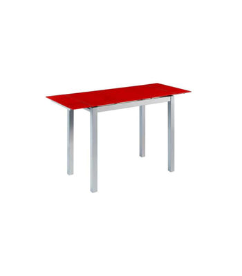 Mesa de cocina extensible Triana acabado rojo, 100/140cm (largo) x 60cm (ancho) - Foto 3