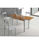 Mesa de cocina Isabella extensible acabado cerezo, 100/160 x 60 x 76 cm (largo x - Foto 2