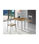 Mesa de cocina Malak con apertura tipo libro acabado roble, 80 x 40/80 x 76 cm - Foto 3