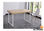 Mesa de comedor fija blanca patas metálicas y tablero de Roble Modelo Natural - Foto 2
