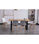 Mesa de comedor fija Loft Roble nordish/negro 160 cm(ancho) 100 cm(fondo) 75 - 2