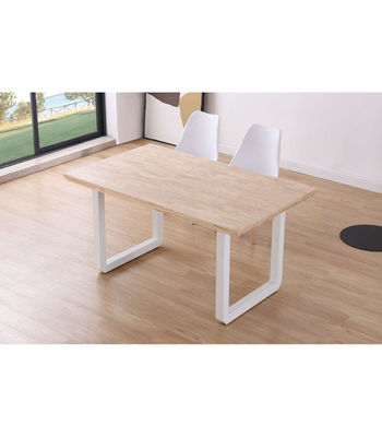 Mesa de comedor fija Roma Roble nordish/blanco 77 cm(alto)150 cm(ancho)90 - Foto 2