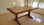 Mesa de comedor rectangular de madera tropical y cerámica española M-G-1 - 1