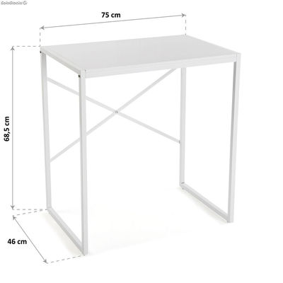 Mesa de escritorio en color blanco - Sistemas David - Foto 3