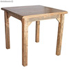 Mesa de estilo Vintage de madeira com efeito envelhecido