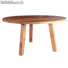 Mesa de madeira de estilo Vintage