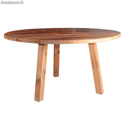 Mesa de madeira de estilo Vintage