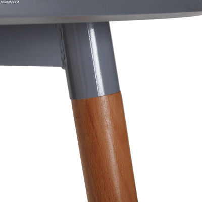 Mesa de madera en color gris, modelo Round (80 cm) - Sistemas David - Foto 2