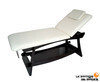 Mesa de massagem fixa de madeira com 2 corpos Delto Modelo WKS002.DB