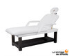 Mesa de massagem fixa de madeira com 2 corpos Triet Modelo 2215B.A26.DB