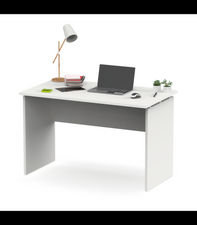 Mesa de oficina Teide en color blanco mate. 76 cm(alto)120 cm(ancho)68 cm(fondo)
