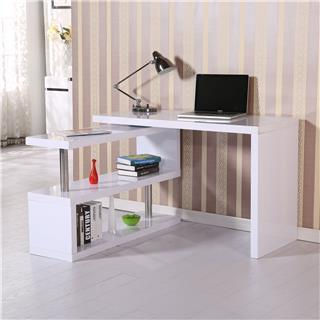 Mesa de ordenador LOREN en madera color blanco