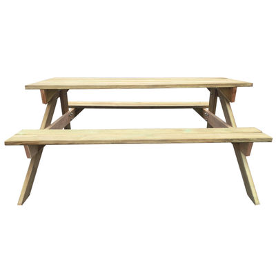 Mesa de piquenique de madeira 150 x 135 x 71,5 cm - Foto 2