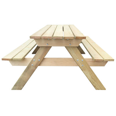 Mesa de piquenique de madeira 150 x 135 x 71,5 cm - Foto 3