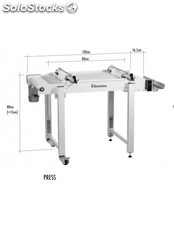 Mesa de prensado ajustable para todos los modelos de roll 26 / medidas cm 74,5 x