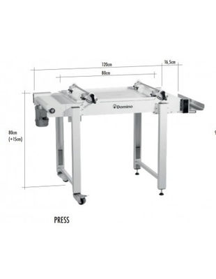 Mesa de prensado ajustable para todos los modelos de roll 26 / medidas cm 74,5 x