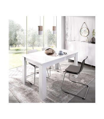 Mesa de salon extensible Baños de la encina en color blanco brillo. 76 - Foto 4
