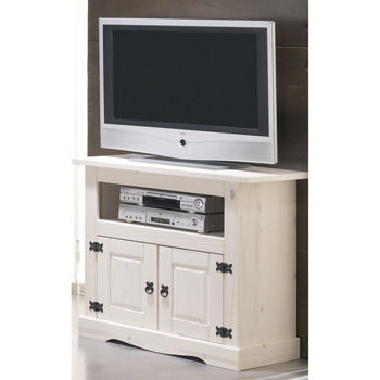 Mesa de TV color blanco