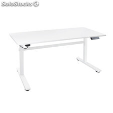 Mesa escritorio atlas eléctrica ajustable blanca