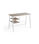 Mesa escritorio con baldas Ines, 120 x 52 x 76.5 cm (largo x ancho x alto) - 1