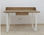 Mesa escritorio industrial cajón madera hierro - 1