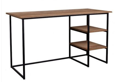 Mesa escritorio industrial hierro madera rustico - Foto 2