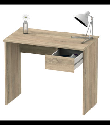 Mesa escritorio Turín con un cajón acabado roble, 75 cm(alto)90 cm(ancho)50 - Foto 3