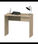 Mesa escritorio Turín con un cajón acabado roble, 75 cm(alto)90 cm(ancho)50 - Foto 4