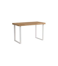 Mesa estudio Natural roble nordish estructura blanca 73 cm(alto)120 cm(ancho)60