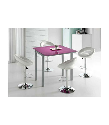 Mesa extensible alta Laia acabado cristal morado, 95 (alto) x 95 (largo) x 55/95 - Foto 3