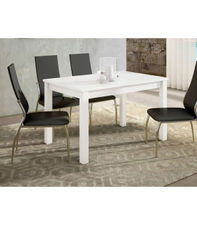 Mesa extensible Padul en blanco. 120/160 x 80 cm x 76 cm