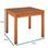 Mesa extensible plegable tipo libro color cerezo de salón comedor. 180-90x90cm - 2