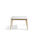 Mesa extensible rectangular Carmela acabado blanco, 120/160 x 80 x 76 cm (largo - 1