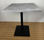 mesa hostelería tablero de melamina modelo CEMENTO pie de hierro NEGRO - Foto 2