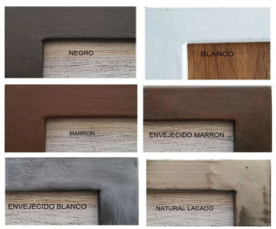 mesa industrial palio madera hierro - Foto 5