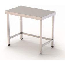 Mesa inox central sin estante 1800x700x850h