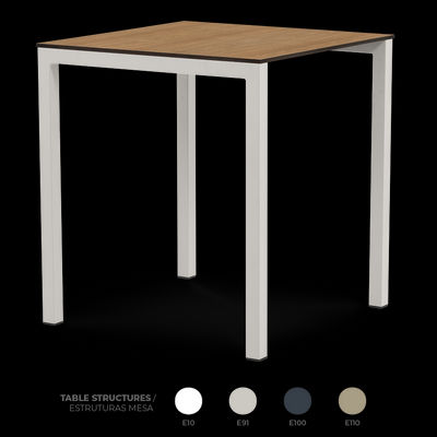 Tablero para mesas de Melamina 70x70 cm con acabado en varios colores