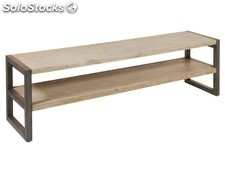 Mesa mueble industrial balda madera, hierro colores
