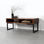 mesa mueble tv industrial hierro madera colores - 1