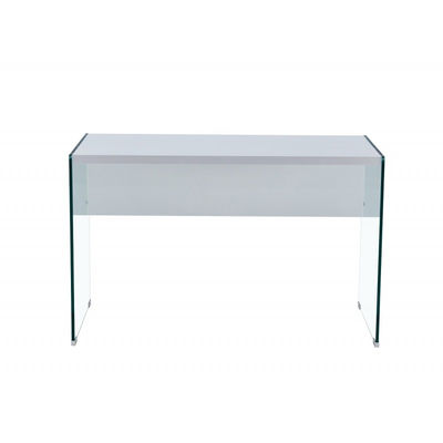 Mesa oficina cristal sin cajones 120X56 cm - Foto 2